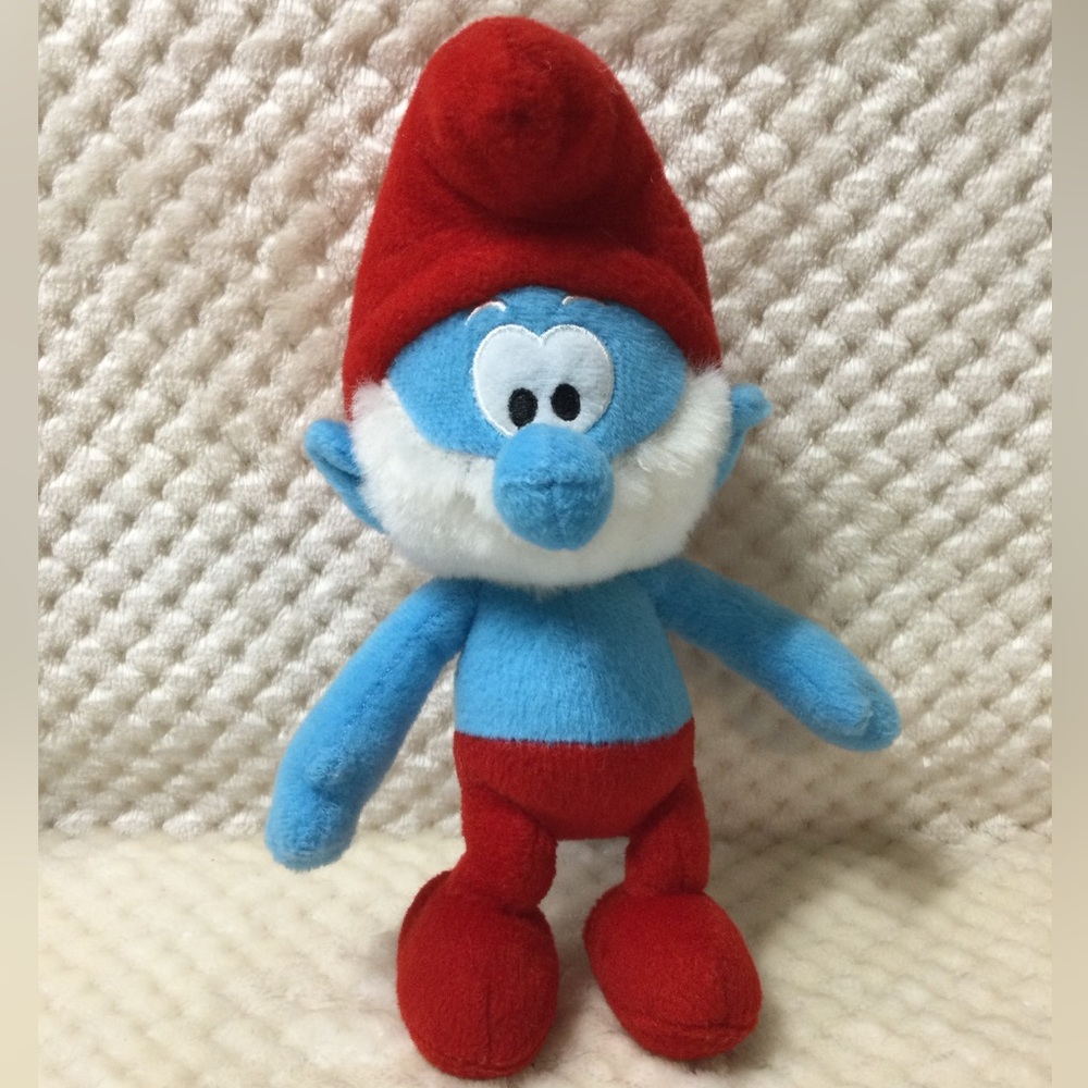 Papa Smurf Plush Stuffed Animal 9 inch 💙